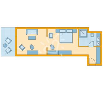 Zimmerskizze Marmari Palace Family Room