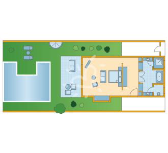 Zimmerskizze Khao Lak Pool Villa Superior