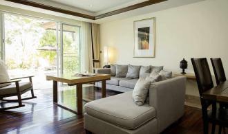 Khao Lak Two Bedroom Pool Villa Deluxe Wohnzimmer