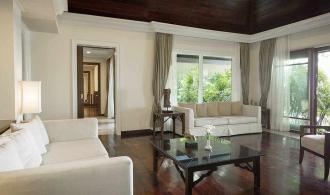 Khao Lak Two Bedroom Pool Villa Deluxe Ocean Front Wohnbereich