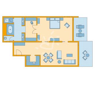 Zimmerskizze Khao Lak Suite Classic