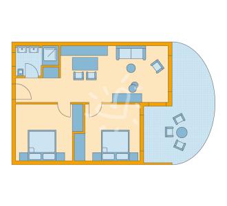 Zimmerskizze TML Cala Pada Family Room Superior