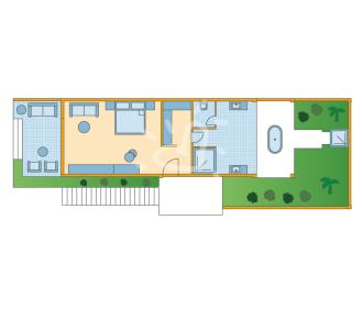 Zimmerskizze Noonu Double Room Superior Sea View Beach Access