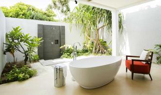 Noonu Double Room Superior Sea View Beach Access Bad