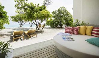 Noonu Double Room Superior Sea View Beach Access Terrasse