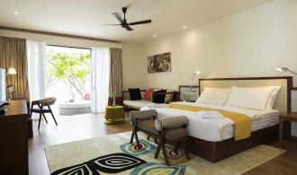 Noonu Family Double Room Superior Sea View Beach Access Schlafen