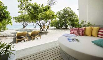 Noonu Family Double Room Superior Sea View Beach Access Terrasse