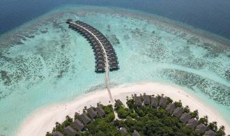 Noonu Water Villa Luftaufnahme