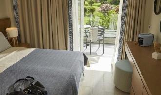 Zimmerskizze Kyllini Suite Superior Sea View Schlafen