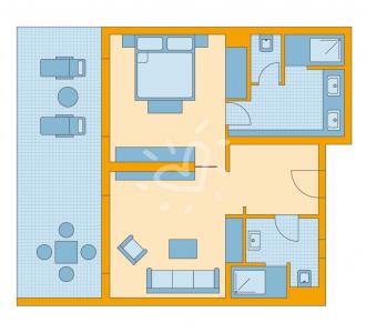 Zimmerskizze Daidalos Suite Superior Sea View