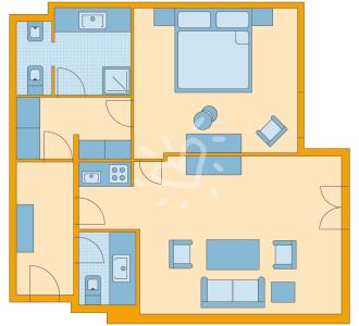 Zimmerskizze Fuerteventura Suite im Haupthaus