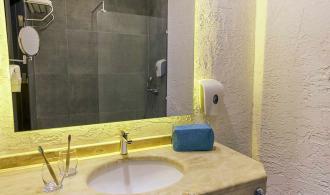 Bodrum Double Room Sea View Badezimmer