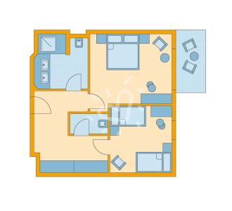 Zimmerskizze Amadé Family Room Superior