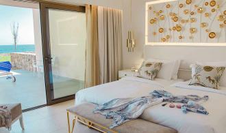 Ierapetra Suite Classic Sea View Schlafzimmer