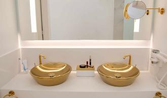 Ierapetra Suite Superior Sea View Badezimmer