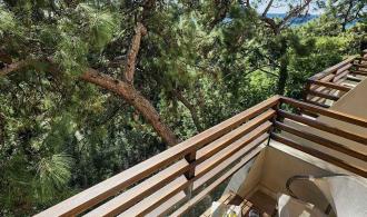 Doppelzimmer mit Balkon Ausblick