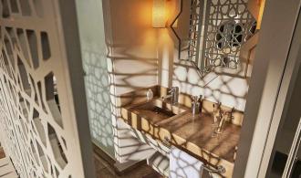 Bungalow Familienzimmer Bad