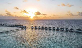 Noonu Water Villa Sunset View Außenansicht