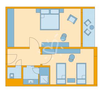 Zimmerskizze Sarigerme Family Room Classic Sea Side v3