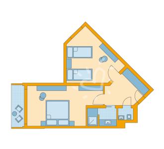 Zimmerskizze Sarigerme Family Room Classic Sea Side v1