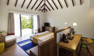 Noonu Single with Child Beach Villa Private Pool Schlafen