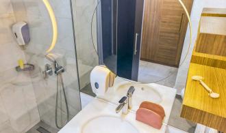 Bodrum Double Room Mainbuilding Side Sea View Bad