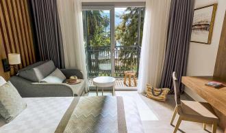 Bodrum Double Room Mainbuilding Side Sea View Schlafzimmer