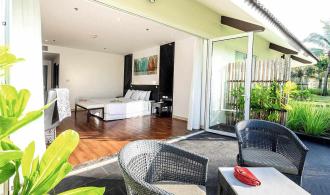 Nam Hoi An Deluxe Double Room Garden View Type 2 Terrasse