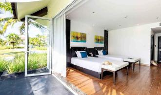 Nam Hoi An Deluxe Double Room Garden View Type 2 Schlafen