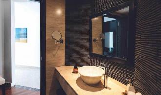 Nam Hoi An Deluxe Junior Suite Garden View Badezimmer