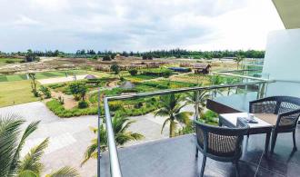 Nam Hoi An Single with Child Deluxe Double Room Garden View Balkon