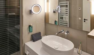 Fleesensee Double Room Deluxe Badezimmer