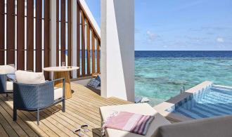 Maldives Exclusive Reef Water Villa Pool Terrasse