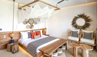 Zanzibar Swim-up Doppelzimmer Schlafzimmer