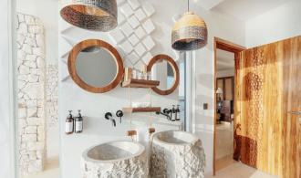 Zanzibar Swim-up Ocean Suite Badezimmer