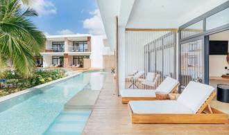 Zanzibar Swim-up Ocean Suite Terrasse