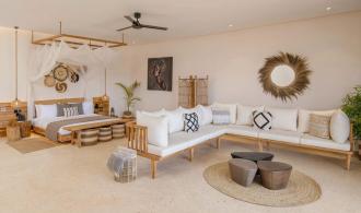 Zanzibar Swim-up Juniorsuite Superior Wohn-/Schlafbereich