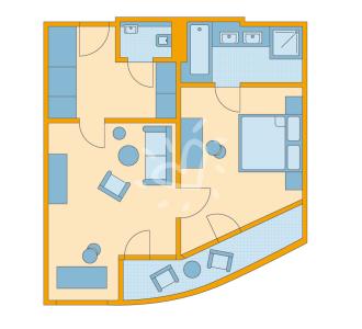 Zimmerskizze Robinson Fieberbrunn Suite Classic