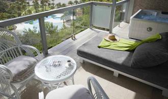 Sarigerme Suite Sea View Balkon Ausblick