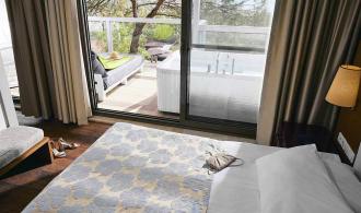 Sarigerme Suite Sea View Schlafzimmer