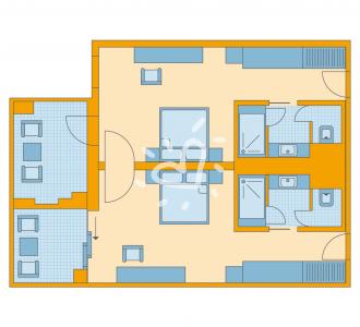 Zimmerskizze Sarigerme Family Room Comfort