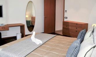 Daidalos Suite Classic Sea View Schlafzimmer