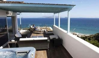 Daidalos Suite Deluxe Sea View Balkon