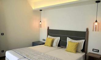 Daidalos Suite Deluxe Sea View Schlafzimmer