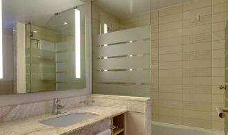 Daidalos Double Room Economy Badezimmer