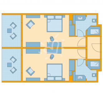 Zimmerskizze Family Room Classic