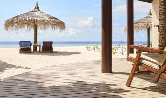 Maldives Beach Villa Classic Sea View Terrasse