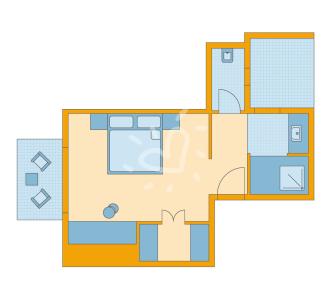 Zimmerskizze Camyuva Double Room Classic