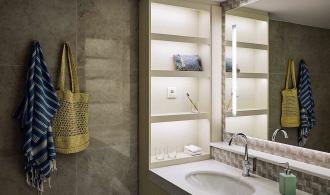 Nobilis Double Room Classic Main Building Sea Side Badezimmer