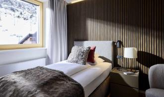 Alpenrose Zürs Single Room Classic Schlafzimmer